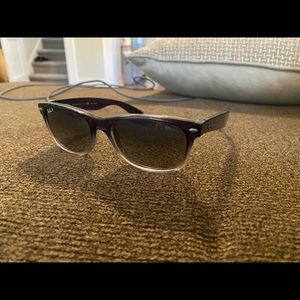 Ray-Ban Wayfarer shades sunglasses dark blue navy